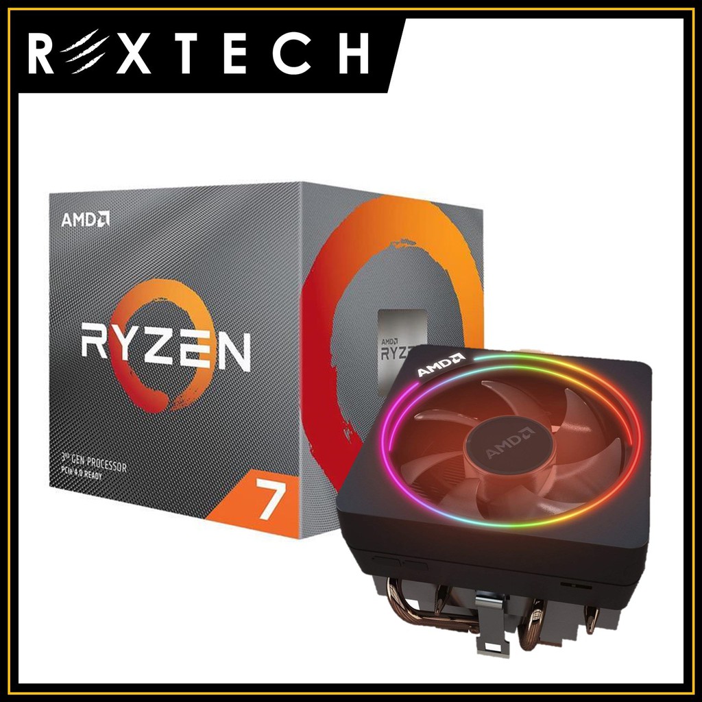 AMD RYZEN 7 3700X 4.4GHZ SOCKER AM4 With AMD Wraith Prism Cooler RGB