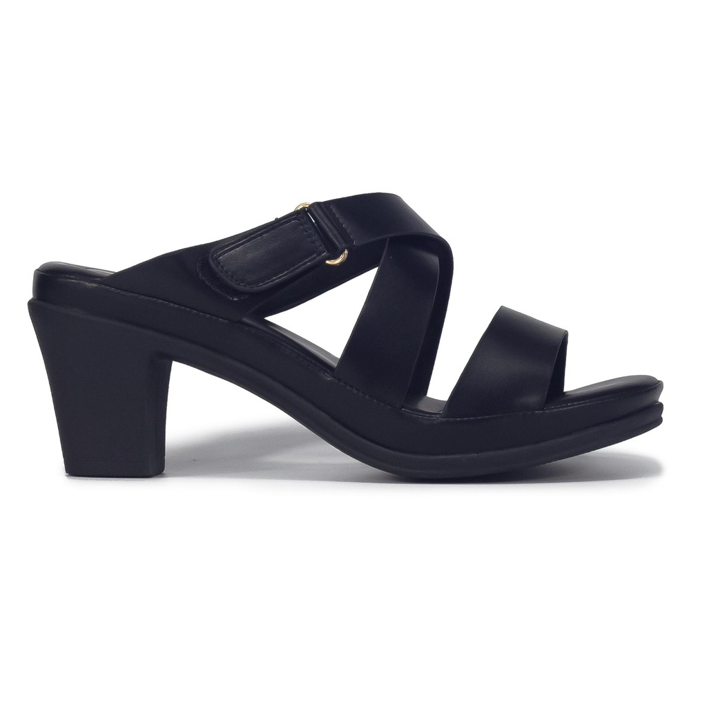 Bata Ladies Heels Sandals Black 7616433 Shopee Singapore