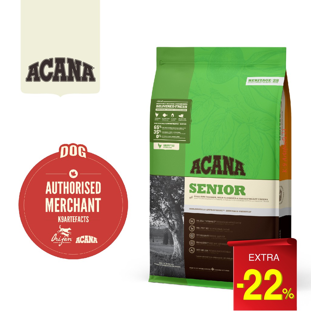 22 ACANA Senior Dog Food Shopee Singapore