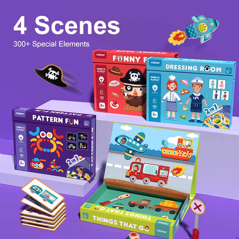 [Upgraded] Mideer Puzzle Board Game Funny Faces