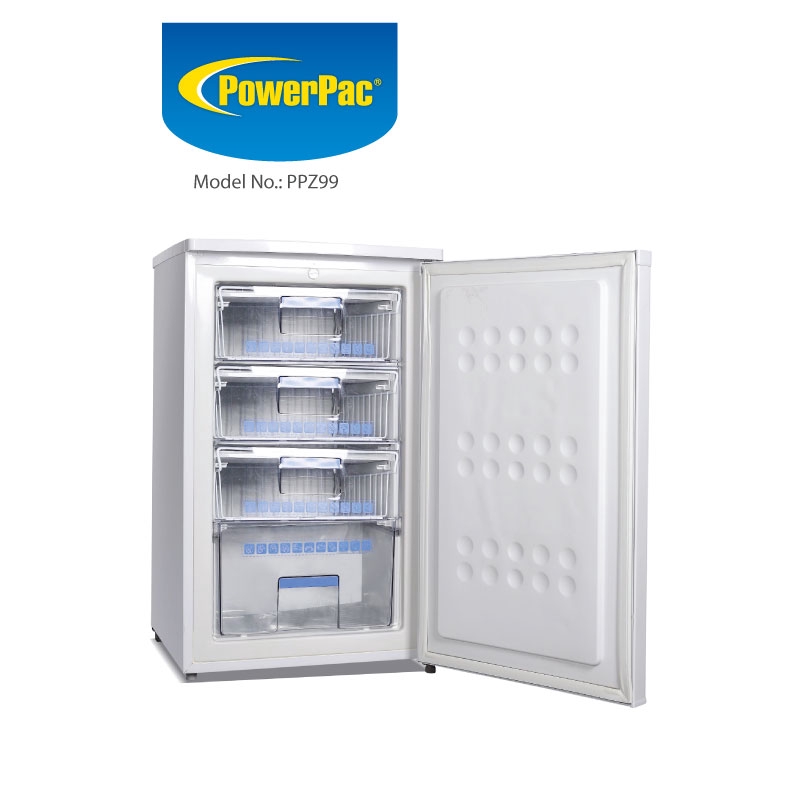 PowerPac Chest Freezer, Upright freezer, Freestanding Freezer 90L