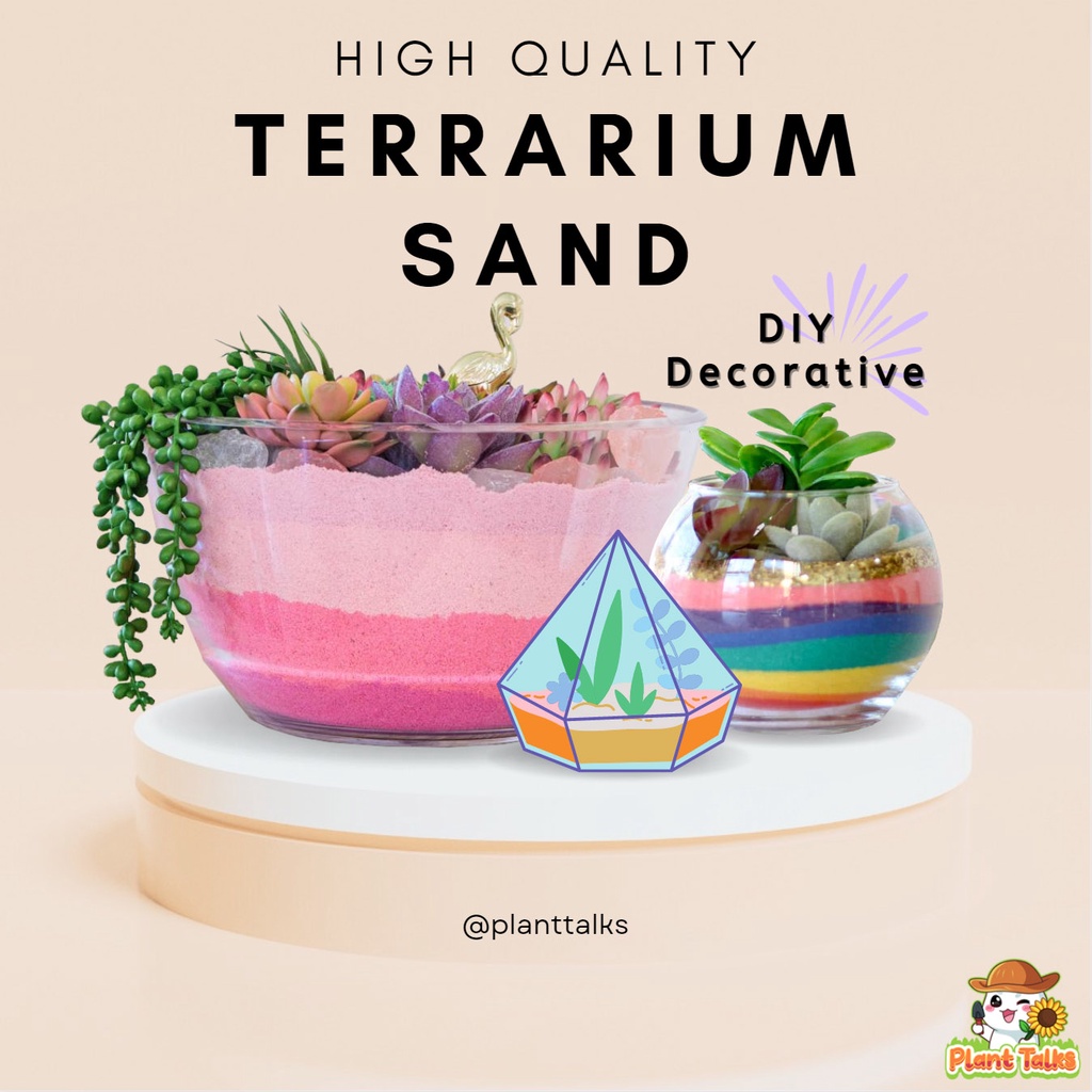 Premium Terrarium Color Sand 210g / Coloured sands / Aqua Sand