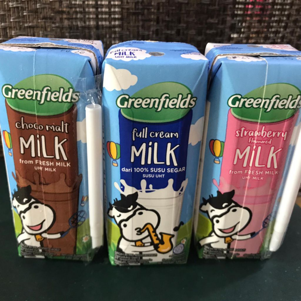 Greenfields UHT Milk 125ml x 8 Shopee Singapore