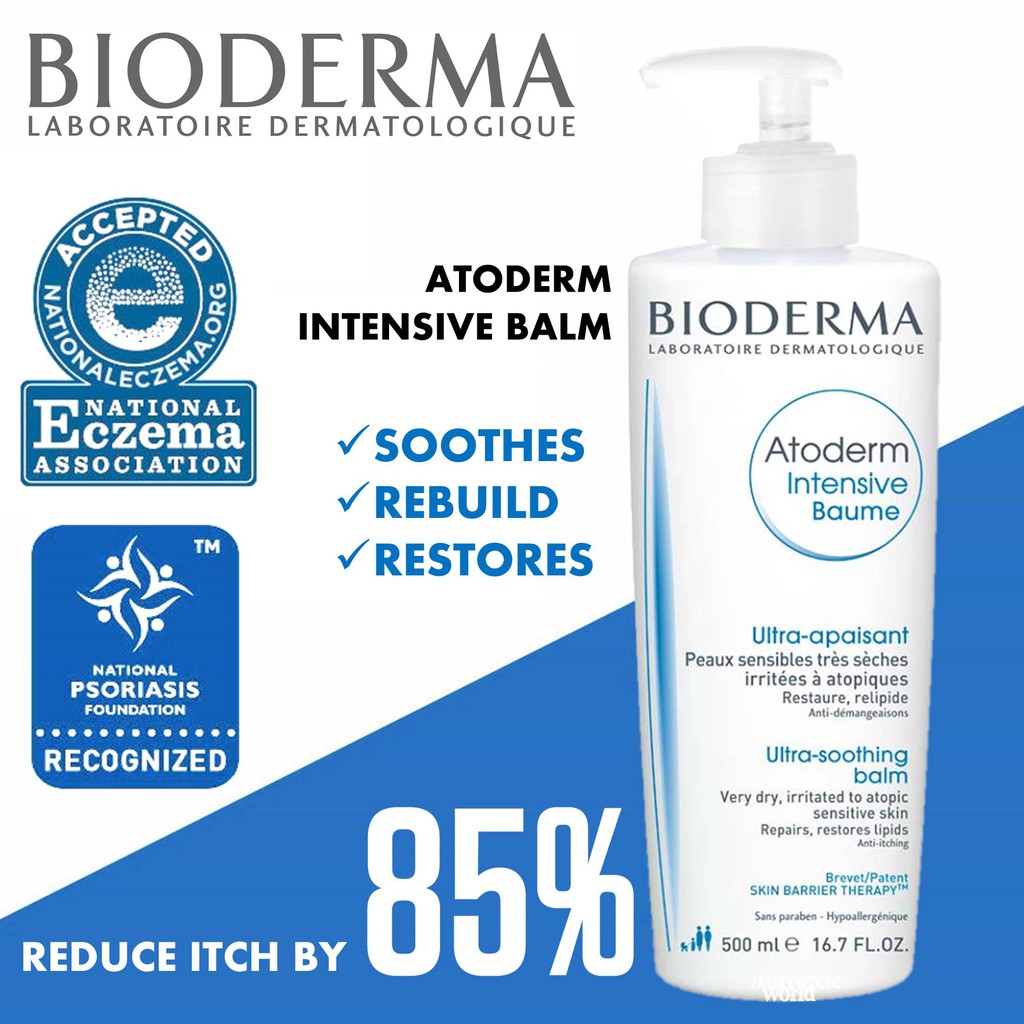 Bioderma Atoderm Intensive UltraSoothing Balm 500ml. For Eczema