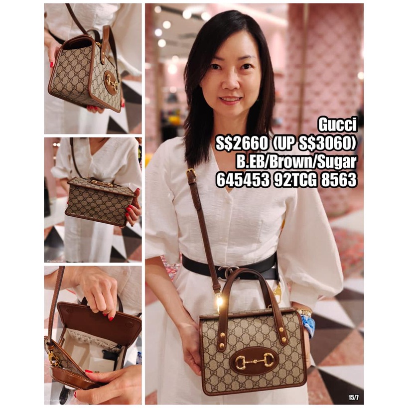 Preorder GUCCI 645453 92TCG 8563 BAG Shopee Singapore