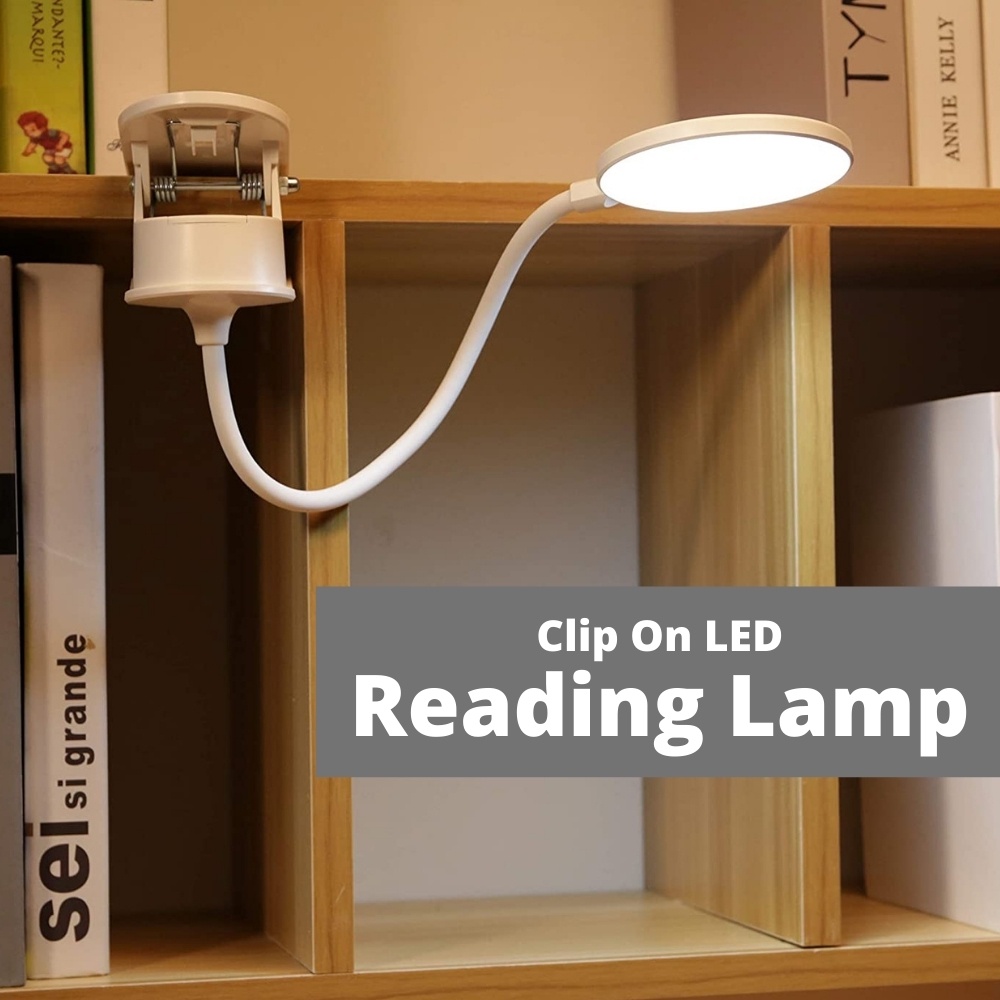 {SG} Clip on LED Reading Lamp Study Lamp Desk Table Lamp Eye Care