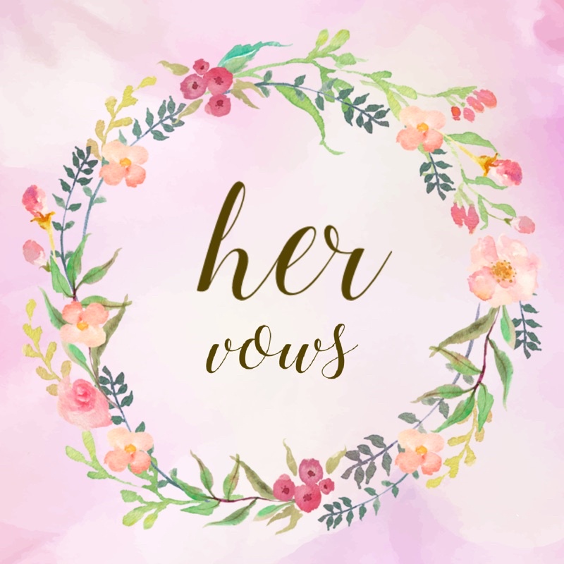 Wedding Vow Cards (For Him & Her) Shopee Singapore