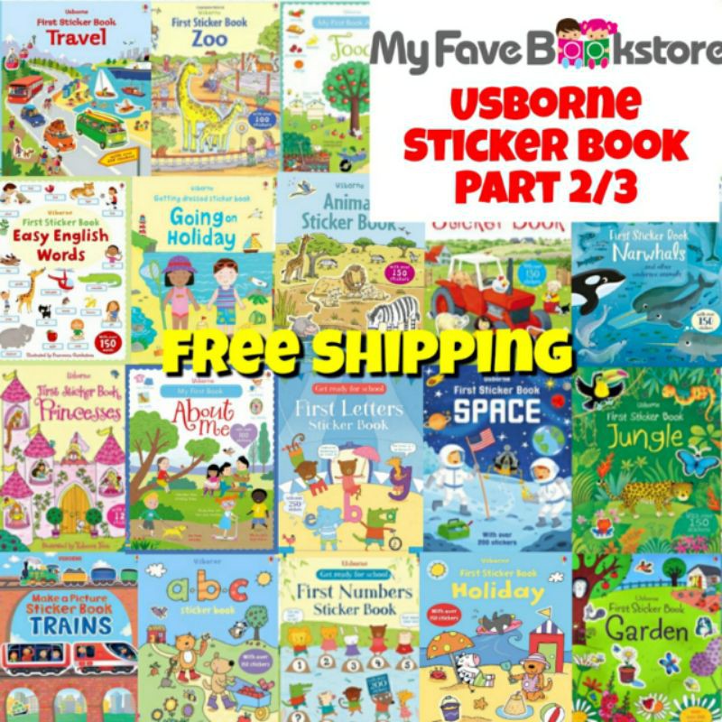 [SG Stock] Usborne Sticker Book Shopee Singapore
