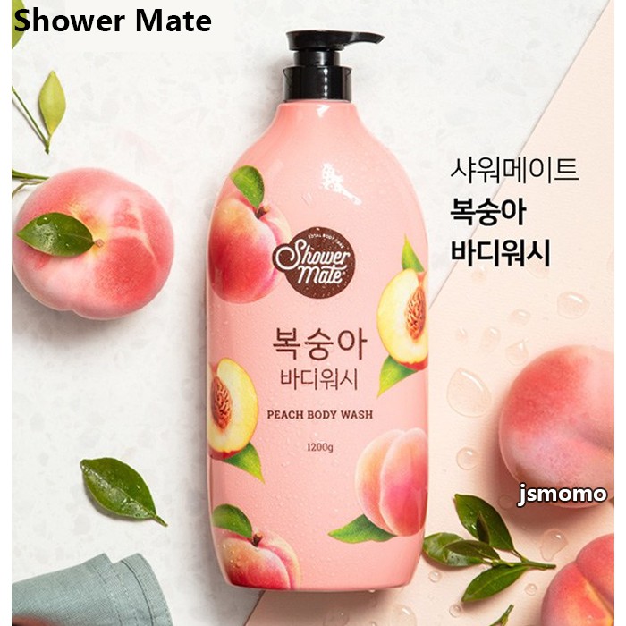 [ Shower Mate ] Body Wash Peach Body Wash Fruit Fragrance 1200g /Korea