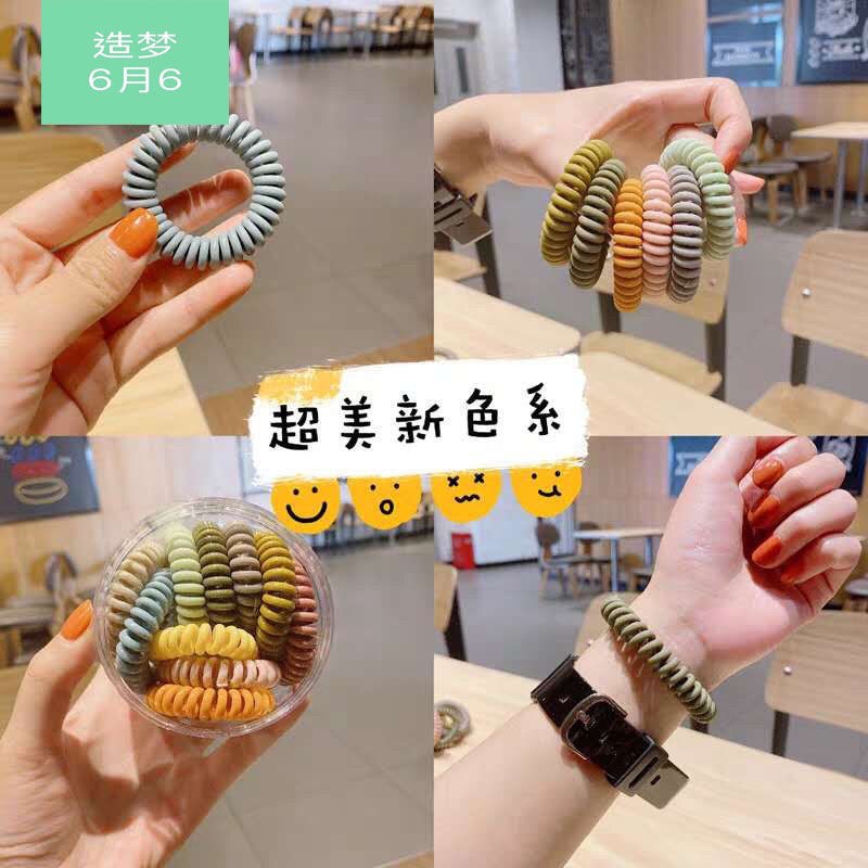 Top Candy Color Morandi Color Allmatch Telephone Line