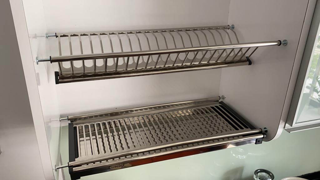 kitchen dish rack sus304 stainless steel Shopee Singapore