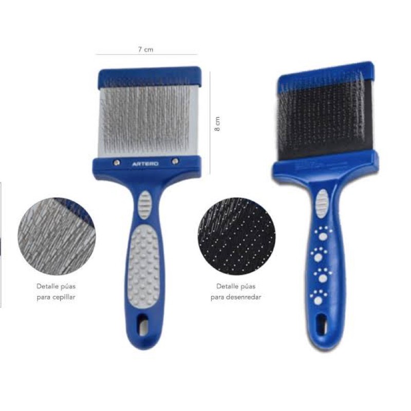 Artero double flexible slicker Or pet brush Comb Dog Or Cat Shopee