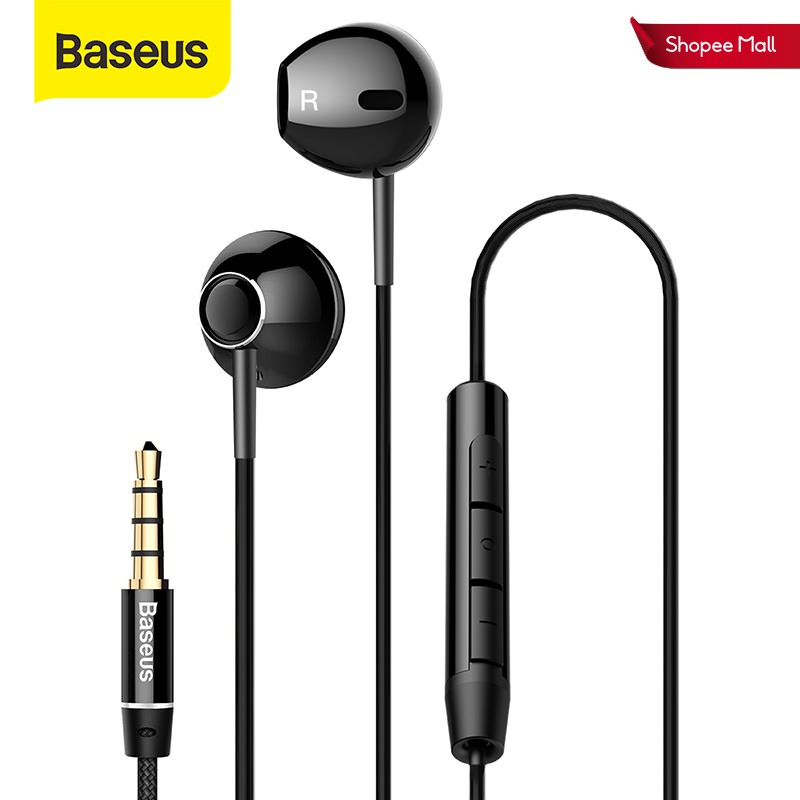Baseus H06 Inear Stereo Bass Earphones Headphones 3.5mm jack wired