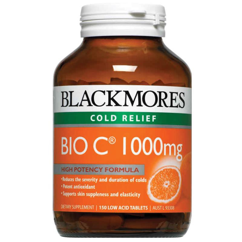Blackmores Bio C 1000mg 150 Tablets Vitamin C Bioflavonoids Shopee