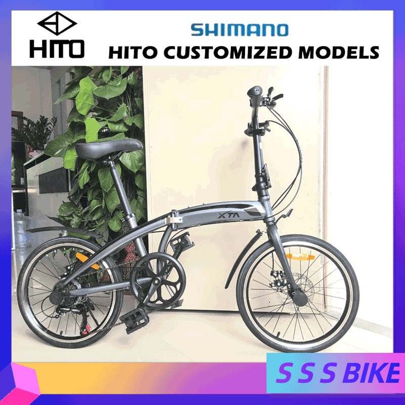 SSS HITO XTA Foldable Bicycle 20 Inch Folding Bicycle Shimano 7 Speed
