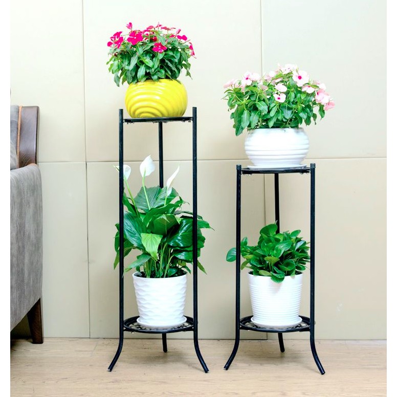 [SG Seller] Metal Plant Stand Plant Rack Flower Pot Stand Available in Black / White colour