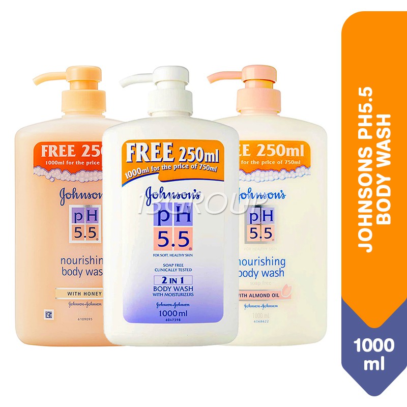 Johnsons pH5.5 Body Wash, 1000ml Shopee Singapore