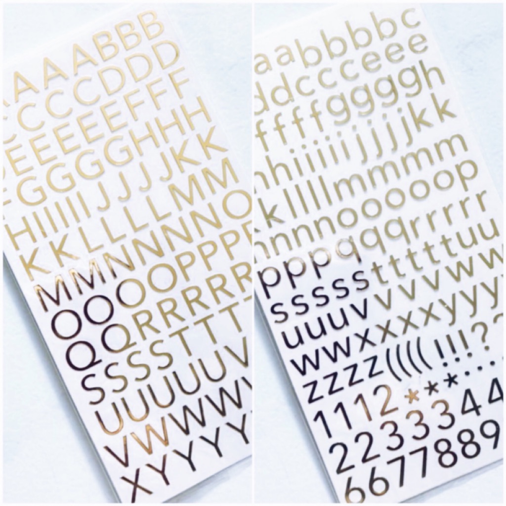 Alphabet Stickers Shopee Singapore