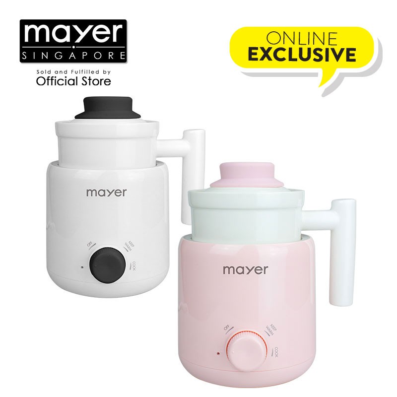 Mayer 0.6L Electric Cooker with Ceramic Pot MMECP06 Shopee Singapore