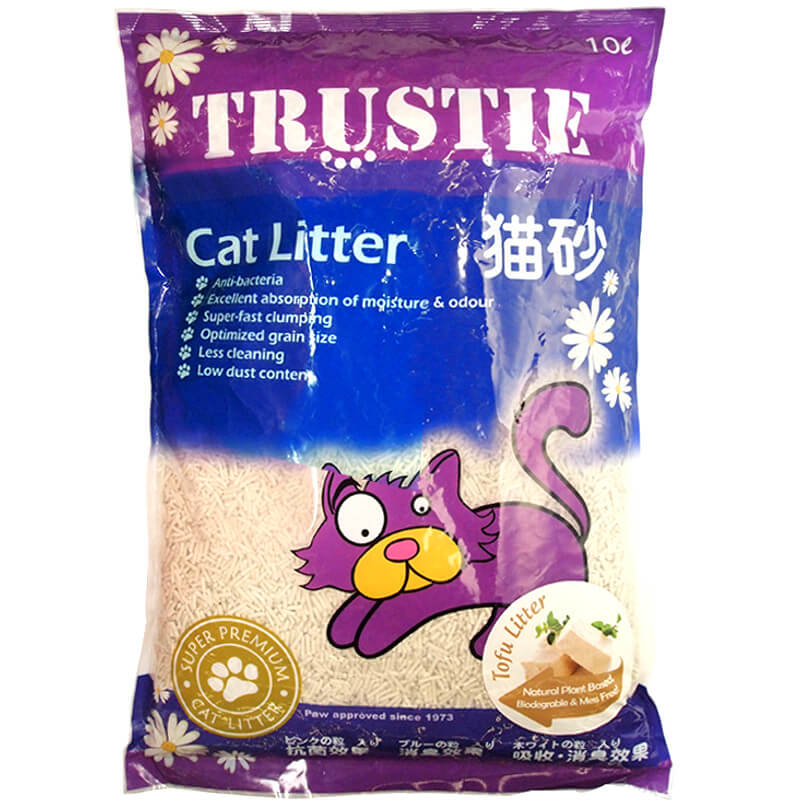 TRUSTIE Super Premium Cat Litter Tofu 10l (4.5kg) Shopee Singapore