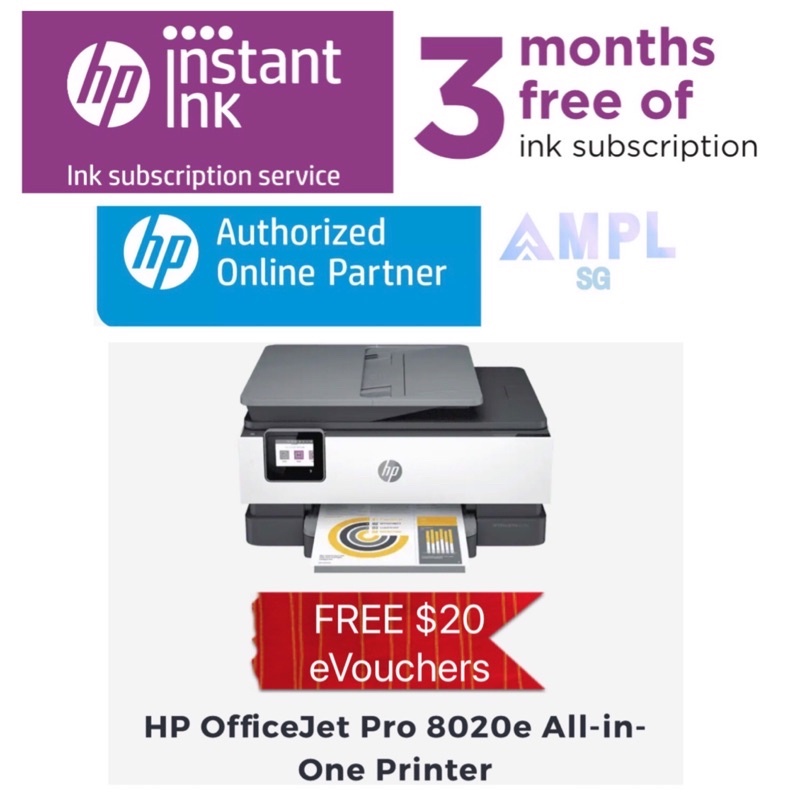 HP OfficeJet Pro 8020e wireless Color PrinterPrint,Scan,Copy,ADF, 2