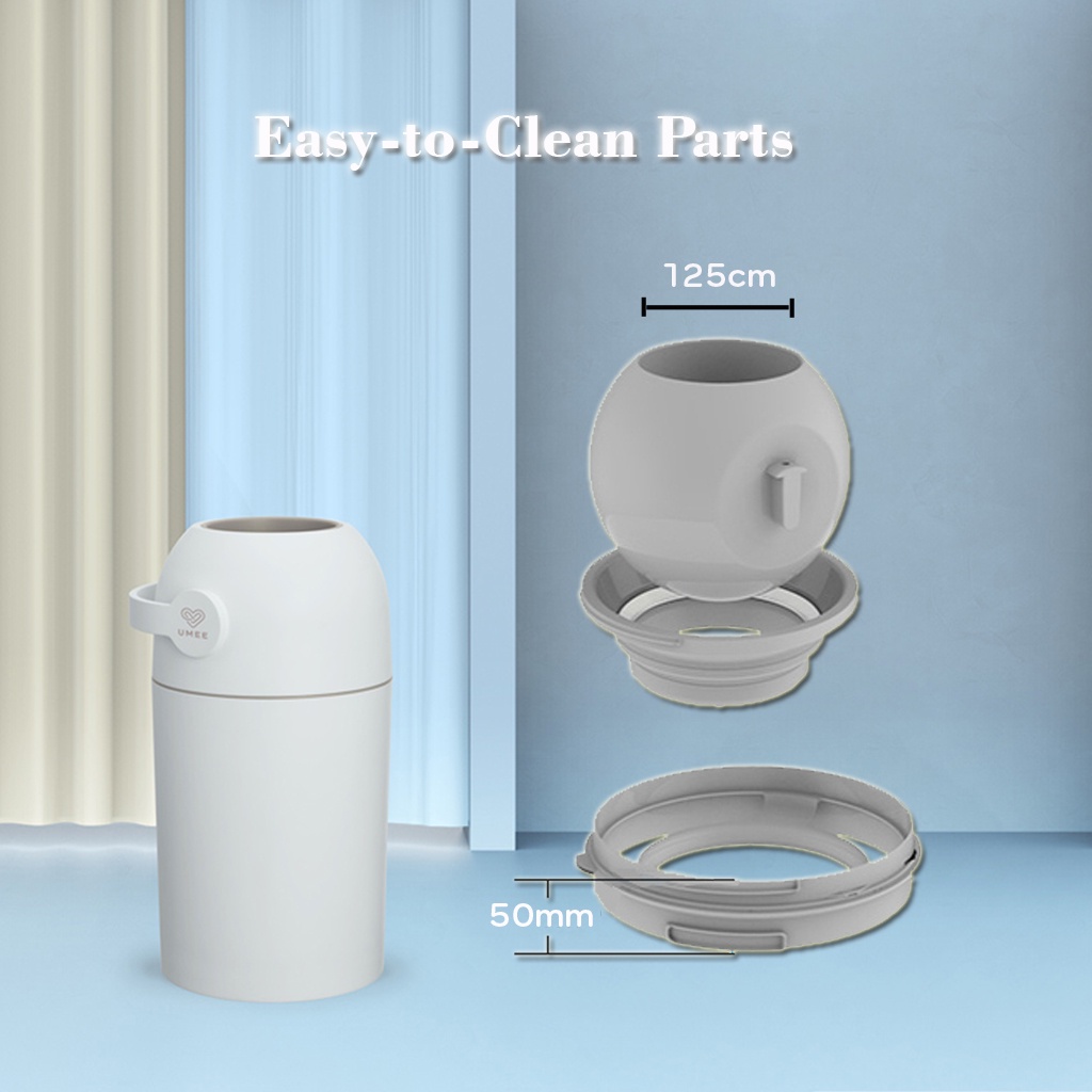 Umee Odourless Diaper Pail / Diaper Bin Shopee Singapore