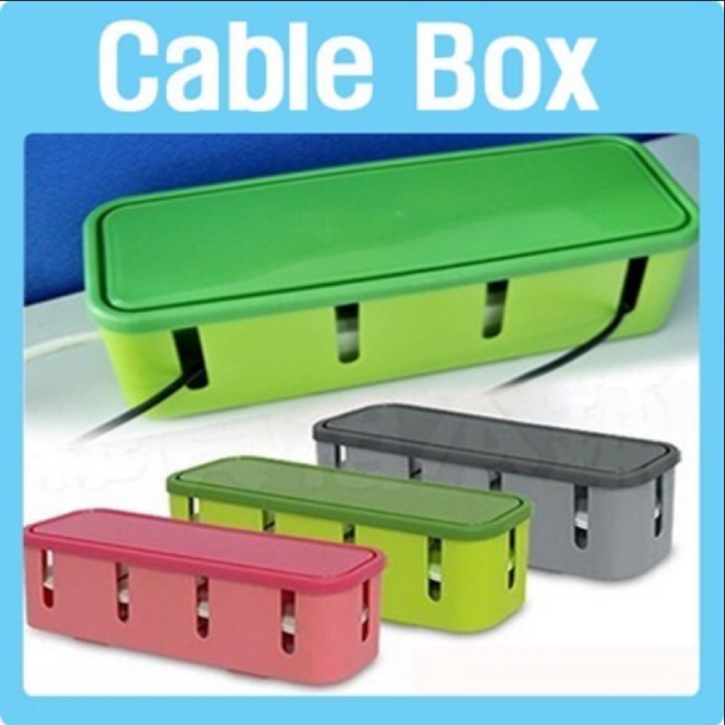 Cable box organiser for desk Shopee Singapore