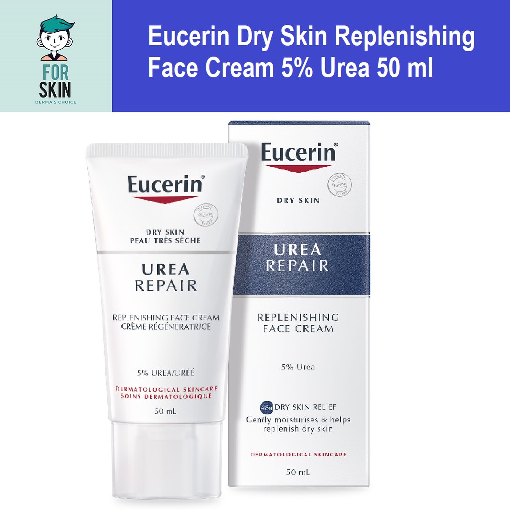 Eucerin Dry Skin Replenishing Face Cream 5 Urea 50ml Shopee Singapore