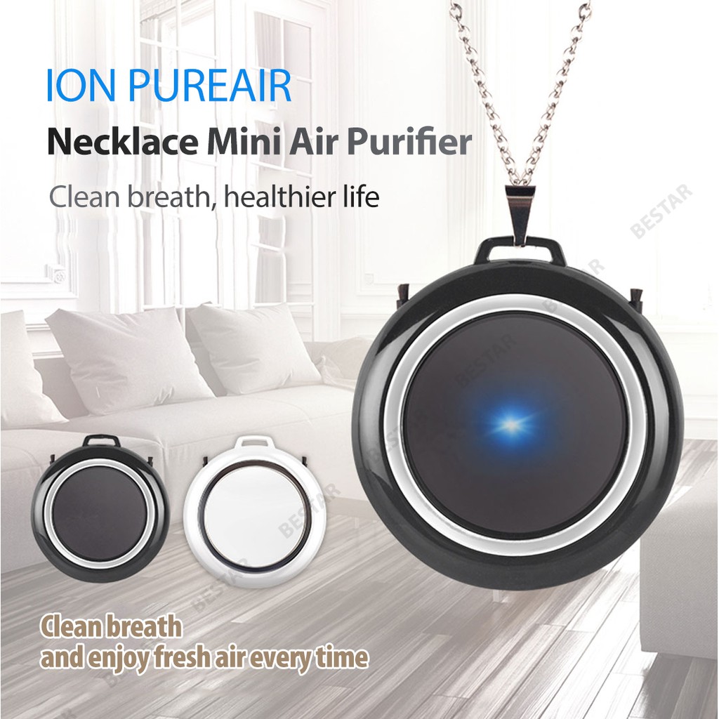 ★Necklace Wearable Mini Air Purifier★ION PUREAIR★Negative Ion/Ionizer