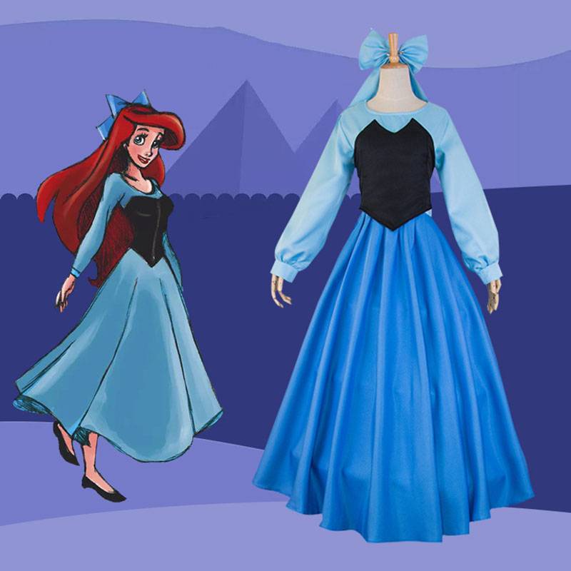 [GR] Ariel Princess Cosplay Set The Little Mermaid Costume Women
