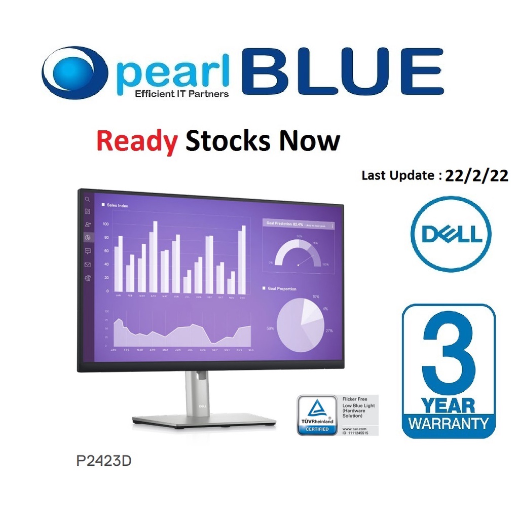 [NOW READY STOCKS] Dell P2421D New QHD Monitor replace with P2423D
