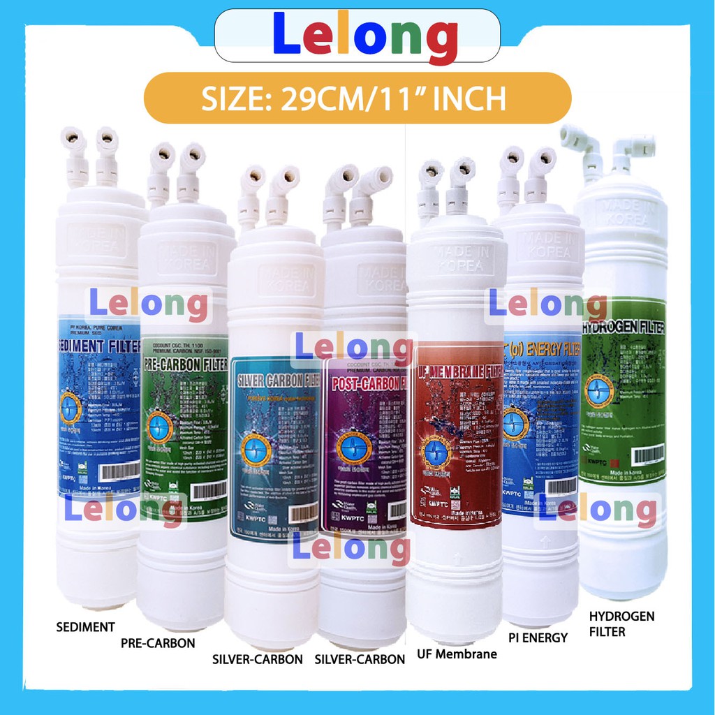 LELONG Singapore size 29cm/11inch KOREA Replacement Water Filters Korea