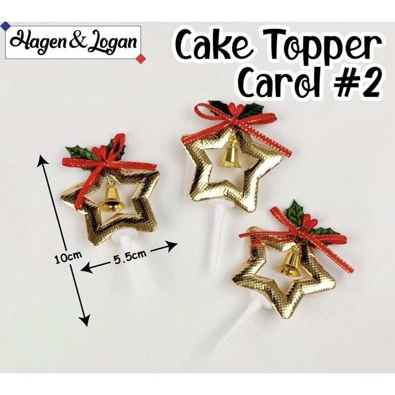 Merry christmas cake topper christmas topper hampers cake Toppers
