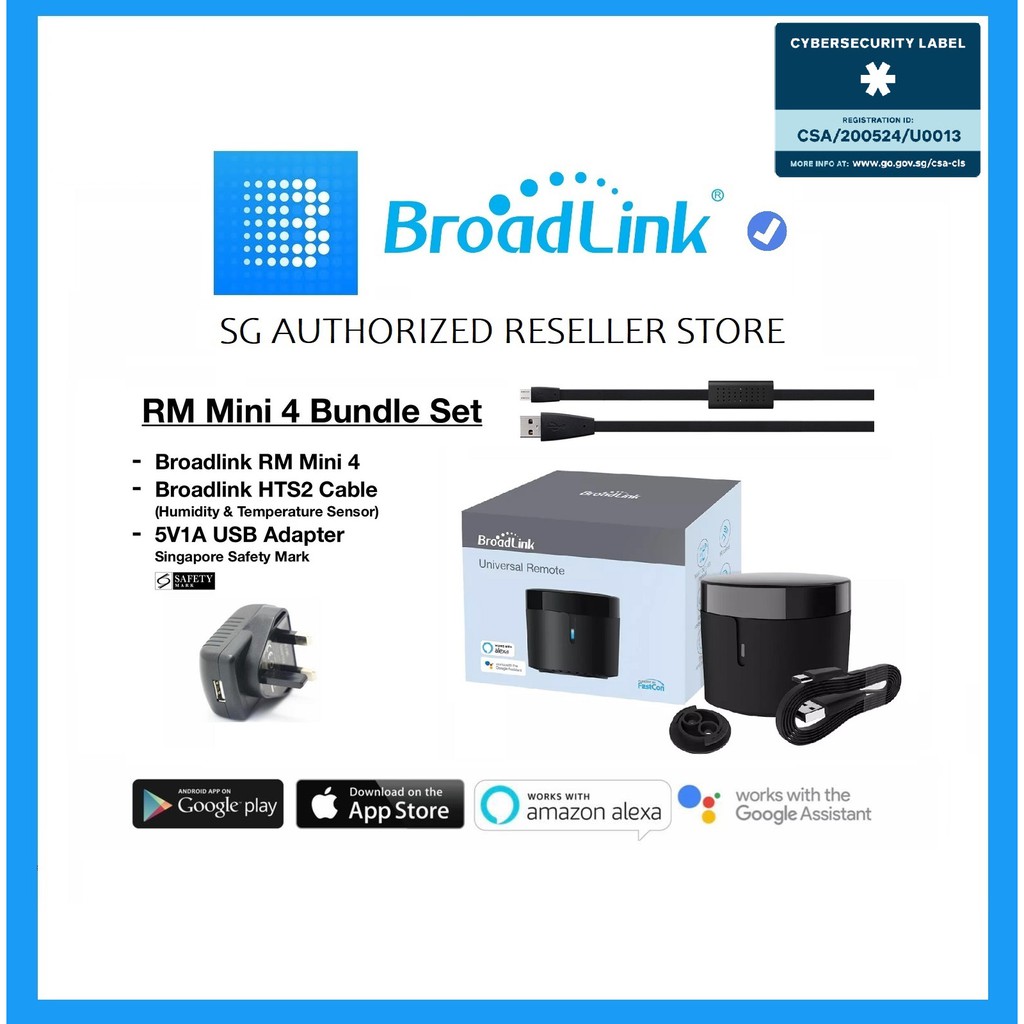 Broadlink RM Mini 4, RM4 Mini, RM4C Mini, Smart Home, IR Remote