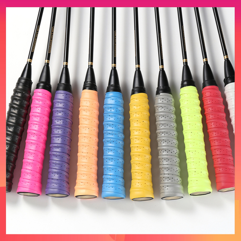 [Ready Stock] 10 Colors Badminton Handle Grips Tape AntiSlip Over Grip