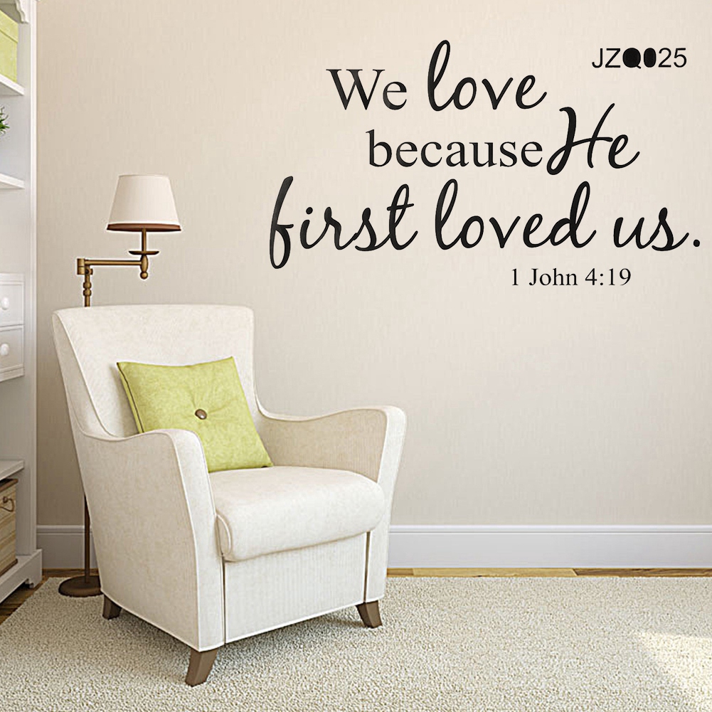Bible Verse Wall Decals Wall Art Stickers Religious Decor Shopee