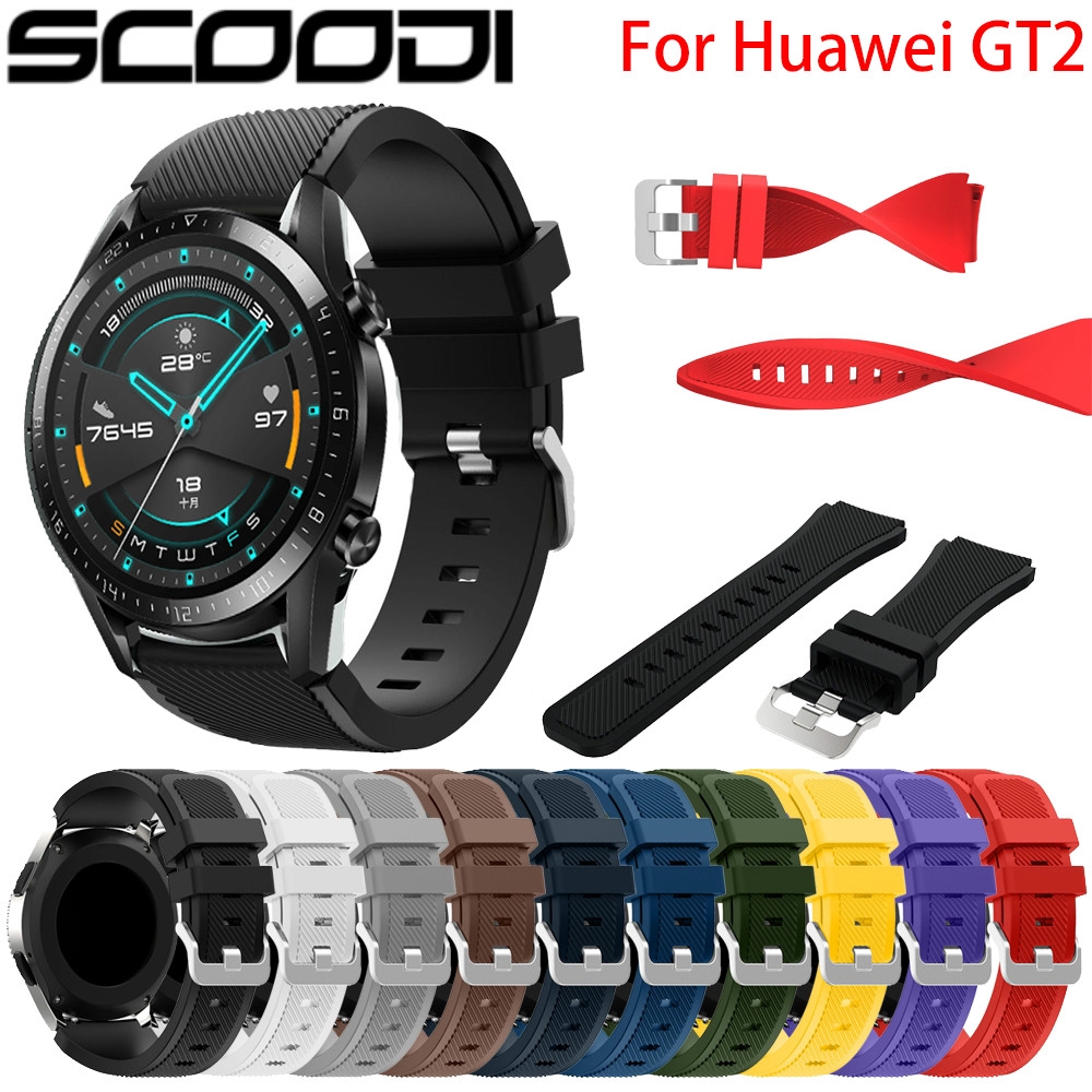 New Colorful Watch Band Strap for Huawei GT2 46MM Silicone Bracelet