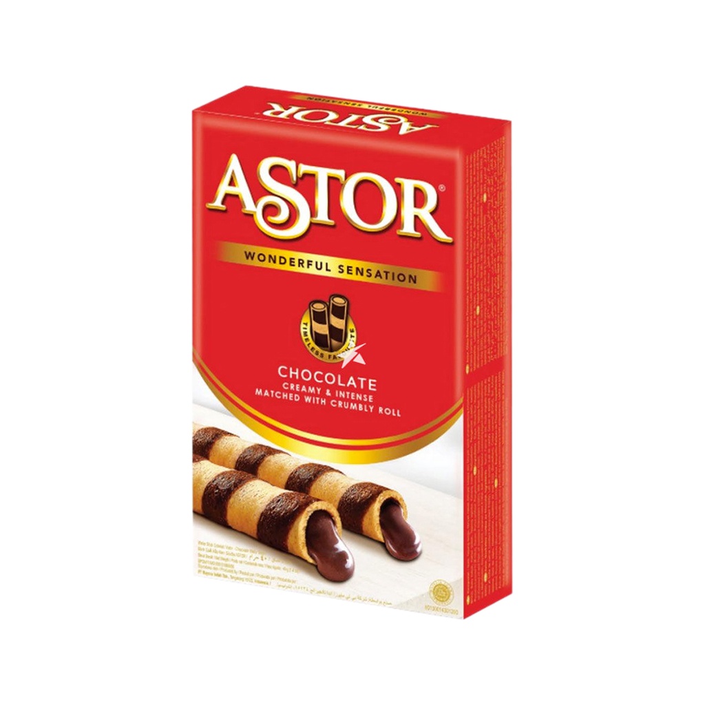 Astor Wafer Stick Chocolate 40Gr | Shopee Singapore