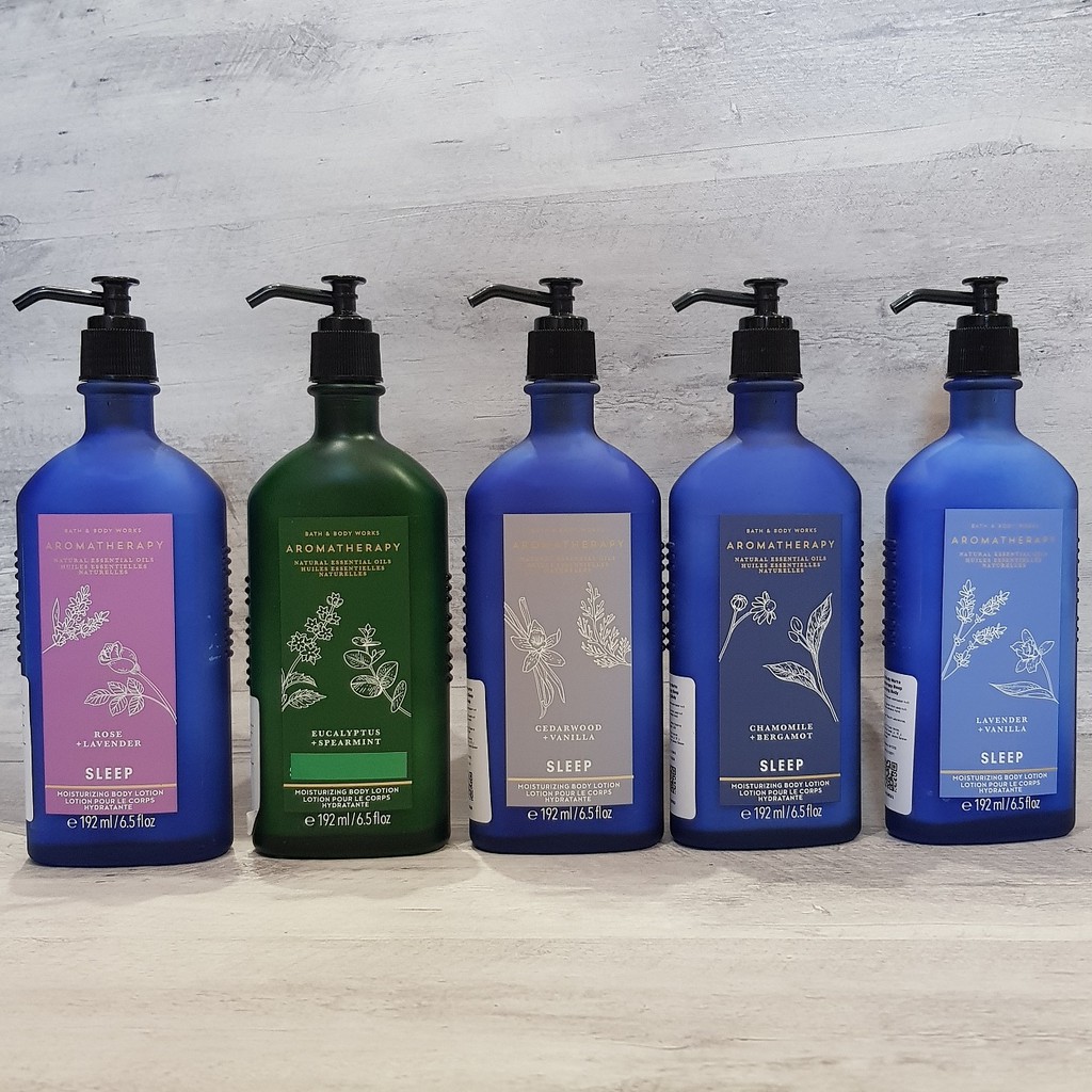Bbw Body Lotion Aromatherapy Sleep Lavender Vanilla / Bath And Body