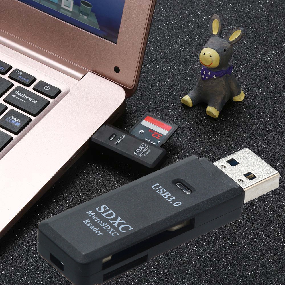 Ultra High Speed 2 in 1 USB 3.0 Memory Card Reader Flash