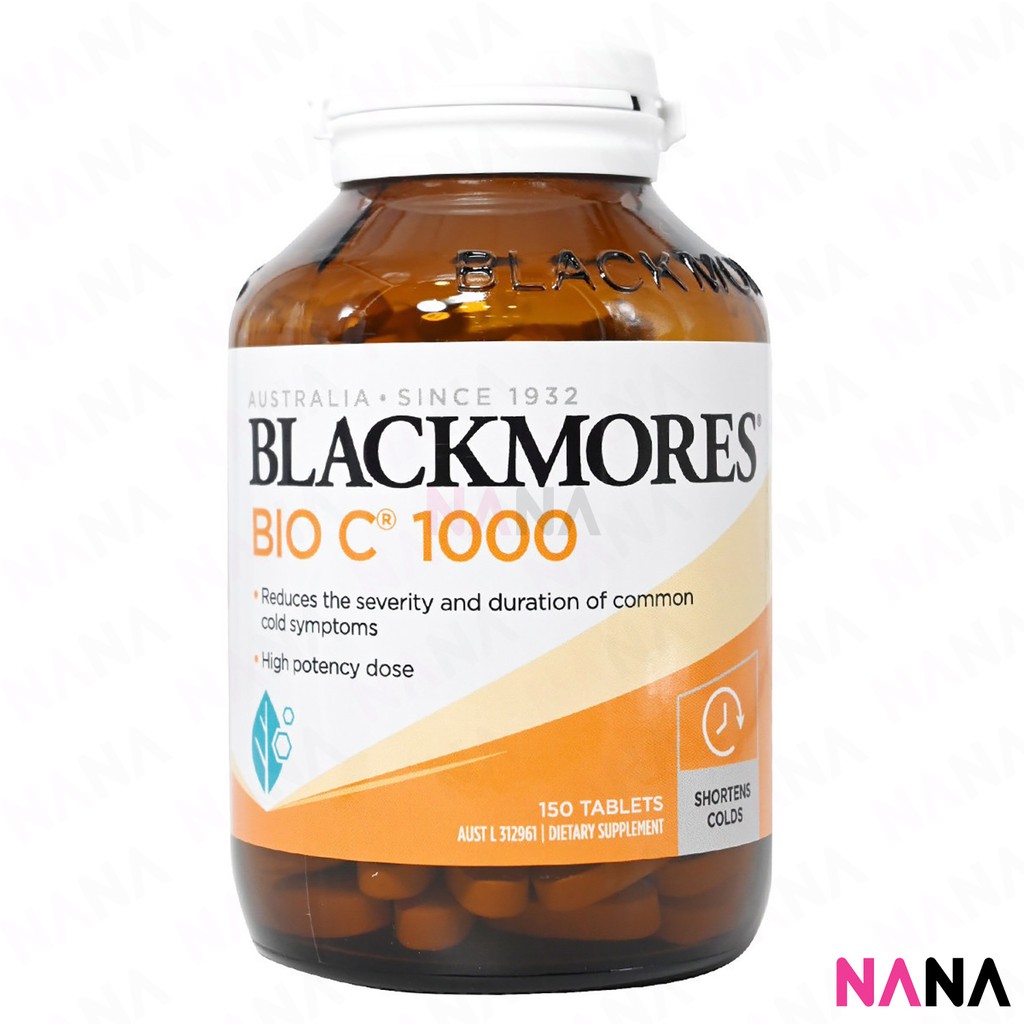 Blackmores Bio C 1000mg 150 Tablets Vitamin C Shopee Singapore