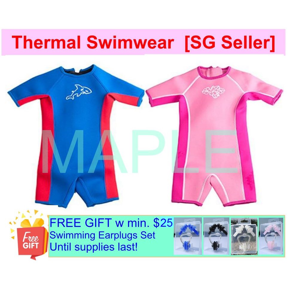 Thermal kids swimwear children swimming suit Shopee Singapore