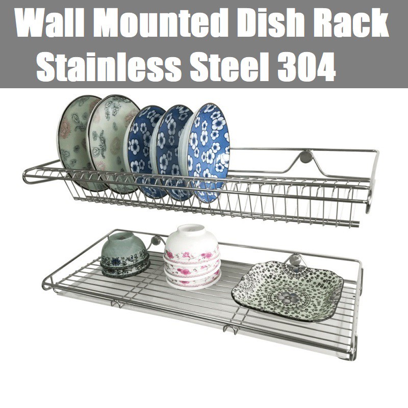 Wall Mounted Dish Rack Stainless Steel is rated the best in 07/2023 BeeCost