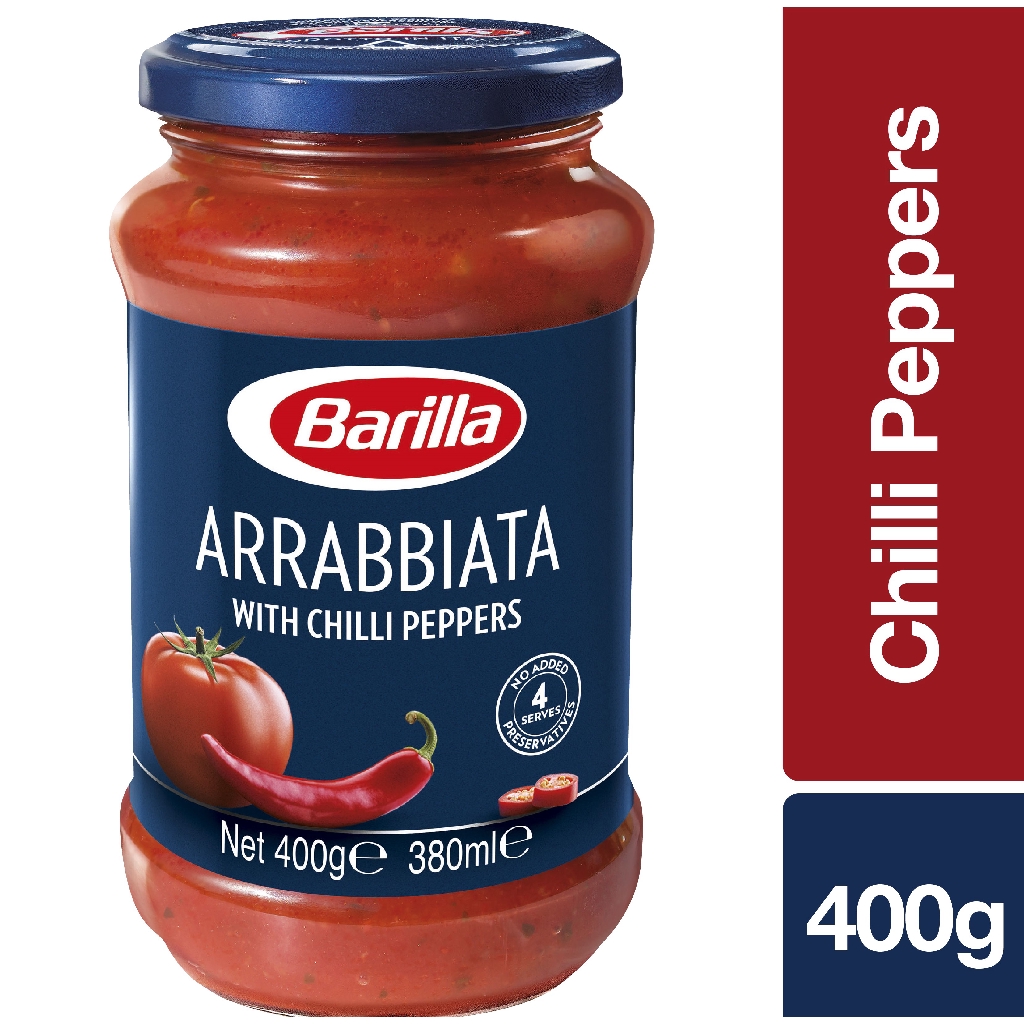 Barilla Arrabbiata Sauce Pasta Sauce, 400g Dawood Shopee Singapore