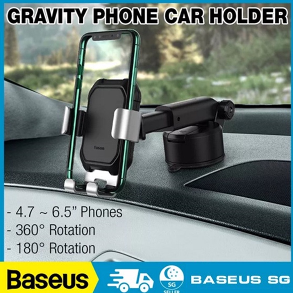 Baseus Tank Gravity Car Mount Holder Phone Holder Suction Base