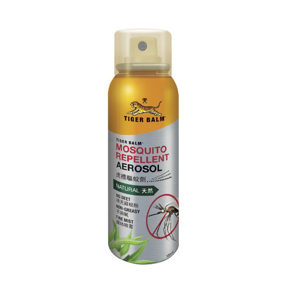 Tiger Brand Natural No Deet Mosquito Repellent Aerosol 120ml Shopee