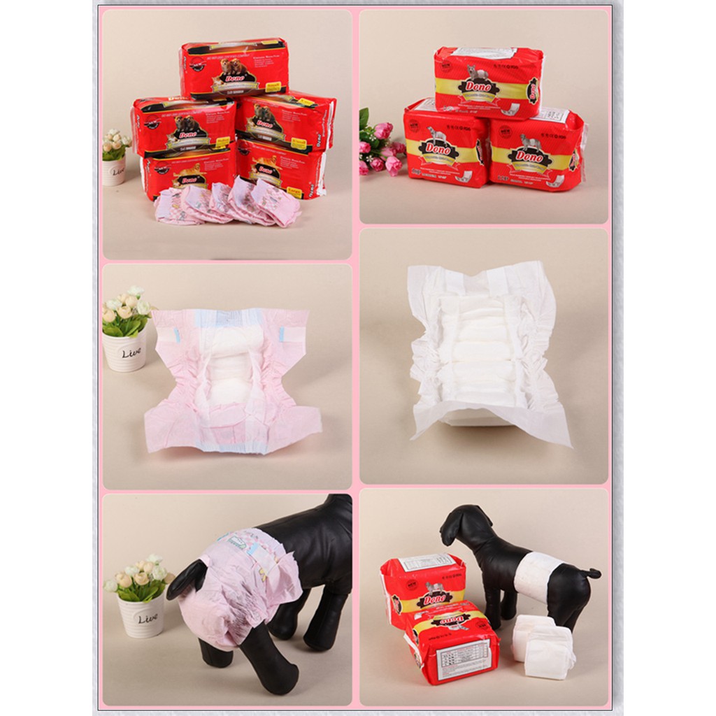 Dono Pet Disposable Diaper for Cats & Dogs Shopee Singapore