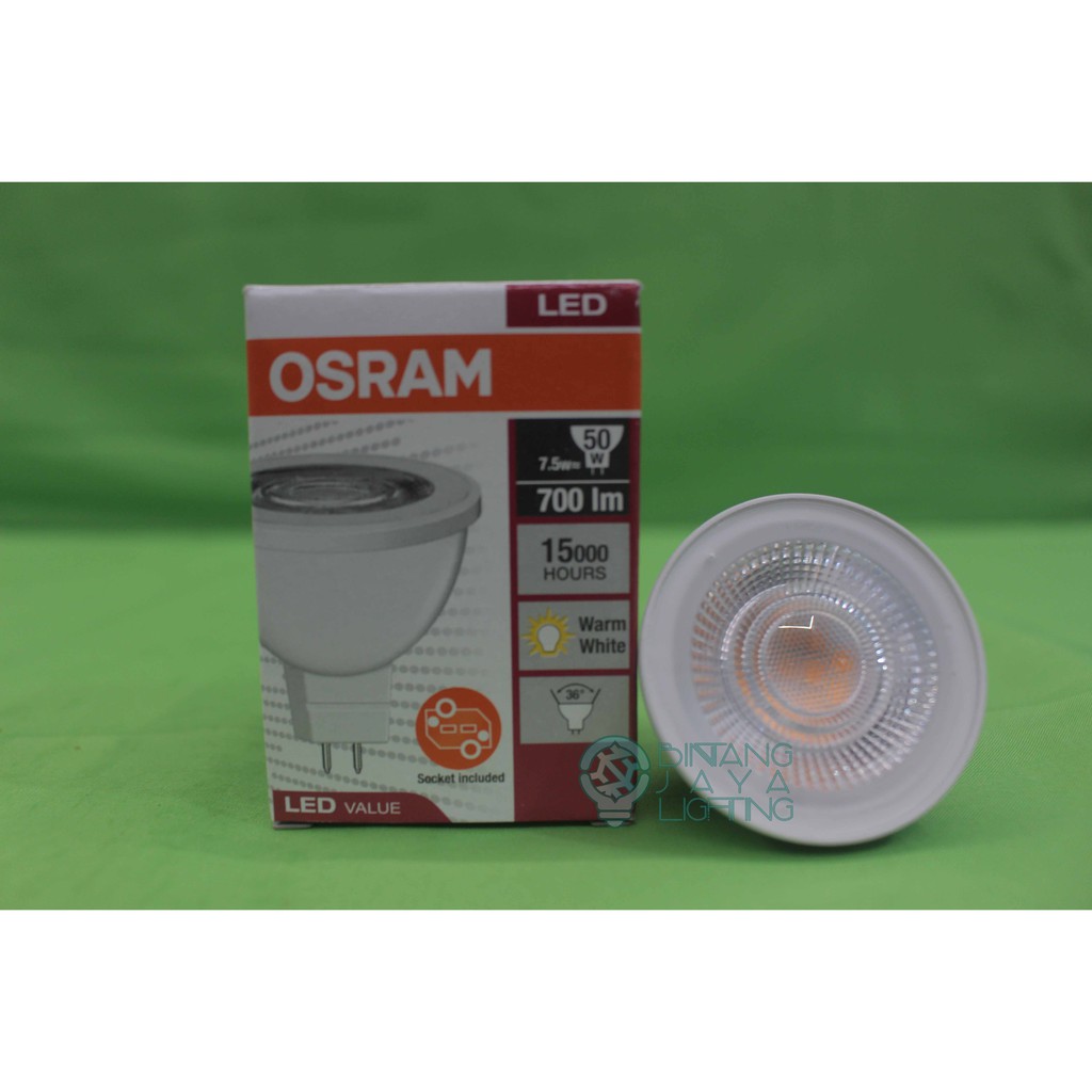 7w MR 16 LED OSRAM HALOGEN Lights Shopee Singapore