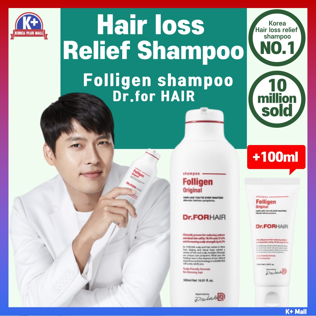 ️Ready Stock ️ [500ml+100ml] Dr. For Hair Folligen Shampoo Hair loss