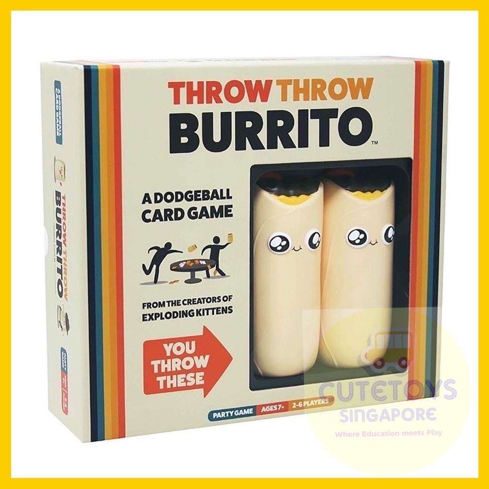 [SG] Throw Throw Burrito A Dodgeball Throwing Card Game Board Games